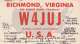 USA 1948 - 3 C Auf QSL-Karte Gel.v. Richmond > Zizkove - Briefe U. Dokumente