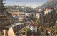 05786 "AUSTRIA - BAD GASTEIN V. D. TERRASSE DES HOTEL HIRSCH" CART. ILLUSTR. ORIG., NON SPEDITA - Bad Gastein