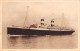 05804 "M/V AUGUSTUS - NAVIG. GEN. IT.- MEDITERRANEAN / NORTH AMERICAN EXPRESS" CART. ILLUSTR. ORIG. , NON SPEDITA - Steamers