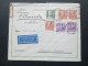 Schweden 1938 Luftpost / Par Avion. Mischfrankatur. Zollamtlich Geöffnet - Storia Postale