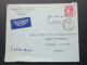 Indien / Frankreich 1939 Einfachfrankatur Nr. 405. Chemdyes Limited Chemicals Dept. Bombay. Marseille. Luftpost - Covers & Documents