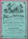 INVITATION BAL DES PAPETIERS - 9 MAI 1874 - 8EME ANNEE - Unclassified