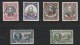 Greece 1932 Surcharges On Fabvier And Navarino Stamps Set MH/Used W0363 - Ungebraucht