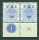 Oranje Vrij Staat.  Nr. 106b Pair. Varity: No Dot After V.  SG. 325£ In 1984. Scare. MH. - Stato Libero Dell'Orange (1868-1909)