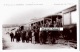 Photographie D'une CPA : Le Tramway De VERNOUX à La Station De Fringuet, Belle Animation - Scans Recto-verso - Trains