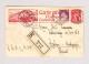 Schweiz Bildpostkarte 20Rp #104.025 Julier-Pass Einschreiben 17.5.1926 Windisch Nach Harbin China - Entiers Postaux