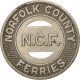 États-Unis, Norfolk County Ferries, Jeton - Professionnels/De Société