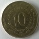 Monnaie -  Yougoslavie - 10 Dinara 1977 - - Yougoslavie