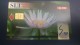 Sri Lanka-(sri08)-water Lily-flowers-(rs.100)-used+1card Prepiad Free - Sri Lanka (Ceilán)