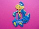 Magnet Danone  Gervais Dinosaure Lettre D - Letters & Digits