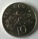 Monnaie - Singapour - 10 Cents 1986 - Superbe - - Singapur