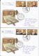 PERSONALITIES, WRITER, SCIENTISTS, REGISTERED COVER FDC, 2X, 2009, MOLDOVA - Moldova