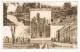 RB 1102 -  1953 Multiview Postcard - Hampton Court - Middlesex London - Good Postal Slogan - Middlesex