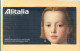 ALITALIA - BIGLIETTO PASSEGGERI COMPLETO, 1989, PASSENGER COUPON, - Europe