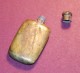 OLD Vintage Brass PERFUME BOTTLE MINIATURE EMPTY - Miniaturas (sin Caja)