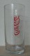 AC - COCA COLA LOGO ILLUSTRATED CLEAR GLASS FROM TURKEY - Becher, Tassen, Gläser