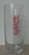 AC - COCA COLA LOGO ILLUSTRATED CLEAR GLASS FROM TURKEY - Tazze & Bicchieri