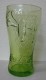 AC - COCA COLA BOTLLE ILLUSTRATED GREENISH GLASS - Tazas & Vasos