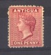 Antigua  :  Yv  4  *   Dentelé 12 1/2 - 1858-1960 Colonie Britannique