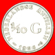 § SILVER: NETHERLANDS ANTILLES &#9733; 1/10 GULDEN 1966!!! LOW START&#9733; NO RESERVE! - Netherlands Antilles