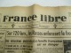Journal/"France Libre"/à L´avant Garde Du Progrés Social/"Les Russes Enfoncent Le Front Allemand"/21 Sept 1944   VJ80 - 1939-45