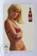 Euro Pils Spanish Beer Advertising Pocket Calendar 1969 Spain - Pin Up Red Bath Suit Blonde Girl - Tamaño Grande : 1961-70