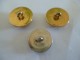 BOUTON MILITAIRE  ANCRE DE MARINE (Lot De 3) - Boutons