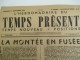 Journal/Hebdomadaire/"Le Temps Présent"/Temps Nouveau*Positions/  "La  Montée En Fusée"/1er Sept 1944   VJ88 - Altri & Non Classificati