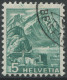 1538 - 5 Rp. Pilatus ABART Grosse Doppelprägung Mit Eckstempel - Abarten