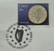 Delcampe - Ireland Euro Coin 2002 Bank Currency Money Building Landmark FDC (coin Cover) *rare - Brieven En Documenten