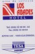 Carte  Clé  HOTEL   LOS   ABADES , Tesa   Insert   Granada , LOJA - Clés D'hôtel