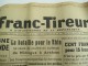 Journal/"Franc-Tireur"/à L´avant Garde De La République/En Allemagne La Révolte Gronde/23Sept 1944   VJ100 - 1939-45
