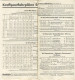 Reichspost-Streckenkarte 1 - Oberharz Brockengebirge - Kraftpostfahrpläne Sommer 1936 - Faltblatt - Europa