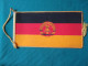 Small Flag-German Democratic Republic  11x22 Cm - Drapeaux