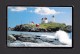 LIGHTHOUSES - PHARES - NUBBLE LIGHT YORK MAINE SURF BREAKING OVER THE ROCKS AT HIGH TIDE - PHOTO DICK SMITH - Lighthouses