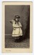 Suisse Vevey Petite Fille En Costume Traditionnel Panier En Osier Ancienne CDV Photo De Jongh 1860's - Alte (vor 1900)