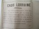 Jeu Ancien/" La Croix Lorraine"/Casse-tête/J F J /avec Solution/Vers 1880-1900    JE160 - Casse-têtes