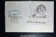 Martinique: Lettre 1863 Cachet  St Pierre + COL.FR ANGL AMB CALAIS  + Recto Bordeaux - Lettres & Documents