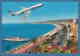 214910 / AIR FRANCE F-8 GNY , LA COTE D AZUR - NICE , LA PROMENADE DES ANGLAIS , SURVOLEE PAR " CARAVELLE " SHIP France - 1946-....: Moderne