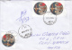 45115- JESUS' CRUCIFICTION ICONS, STAMPS ON REGISTERED COVER, 2016, ROMANIA - Lettres & Documents