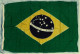 Original Schiffs-Flagge / Fahne  Brasilien  -  Von 1989  -  Material : Baumwolle  -  Ca. 133 X 89 Cm - Sonstige & Ohne Zuordnung