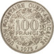 Monnaie, West African States, 100 Francs, 1975, TTB+, Nickel, KM:4 - Autres – Afrique