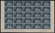 St Pierre Et Miquelon 1945 MNH Sc #314 Sheet Of 50 50c Surcharge On 5c Schooner - Blocs-feuillets