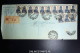 Russia  Registered Cover  1938 Moscou To London 4 Strips Of Stamps - Covers & Documents