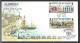 ALDERNEY - FDC Mi-Nr. 108 - 115 Historische Entwicklung Von Alderney - 2 Belege - Alderney