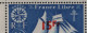 St Pierre Et Miquelon 1945 MNH Sc 321 Block Of 25 15fr Surcharge On 25c Schooner Variety - Blocs-feuillets