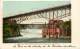 CARTE POSTALE : SPOKANE . WASHONGTON . MONROE STREET BRIDGE AND FALLS . - Spokane