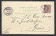 CPA - BRUXELLES - BRUSSEL - Fantaisie Style Gruss - Litho Dietrich - 1889 - Rare - Cachet Sur Timbre Perforé - RRR ! // - Bruxelles (Città)