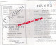 58 - POUGUES LES EAUX - DEPLIANT TOURISTIQUE 1946- - Dépliants Touristiques