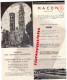 71 - MACON - DEPLIANT TOURISTIQUE 1939 - Dépliants Touristiques